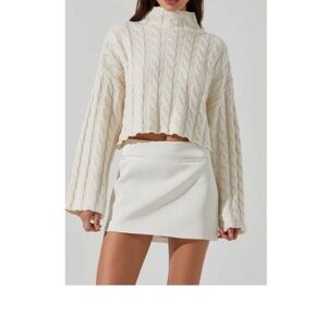Astr Sloan Cable Knit Sweater from Revolve